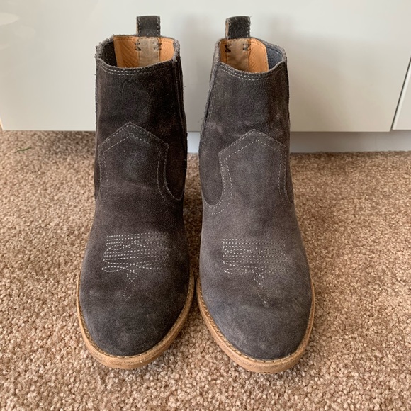 Dolce Vita Suede Cowboy Ankle Boot - Picture 2 of 5